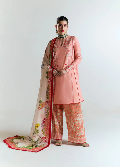 Jugnu Embroidered Lawn Suits 3 Piece J25SS25-BAHAR - summer collection