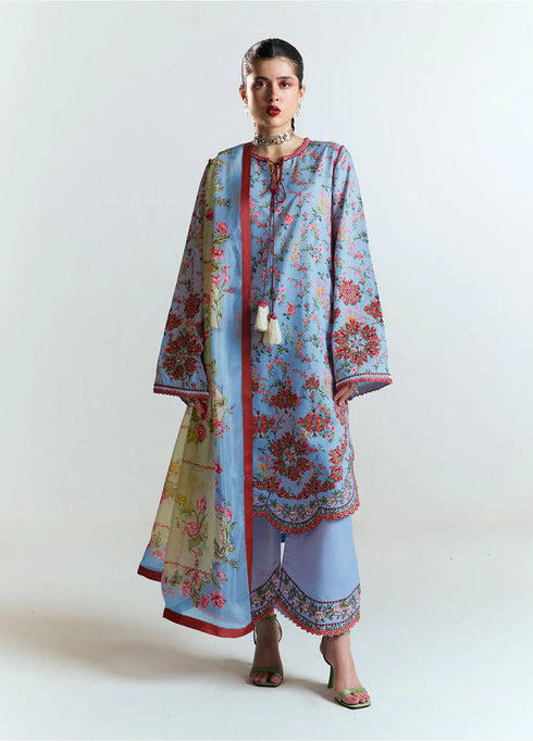 Jugnu Embroidered Lawn Suits 3 Piece J25SS25-NYAMI - summer collection