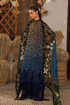 Maria B Unstitched Embroidered Linen Suit MPT-3101-B - Winter Collection.
