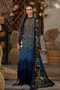 Maria B Unstitched Embroidered Linen Suit MPT-3101-B - Winter Collection.
