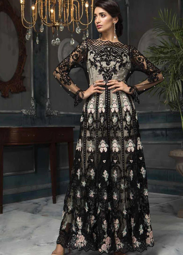 Aayra Embroidered Net Unstitched 3 Piece Suit AY19C 5 - Luxury Collection
