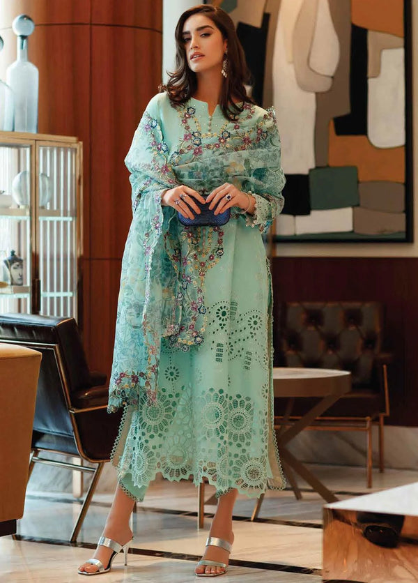 Astoria By Mushq Embroidered Lawn Suits Unstitched 3 Piece MQ23A 10 Opal - Festive Collection