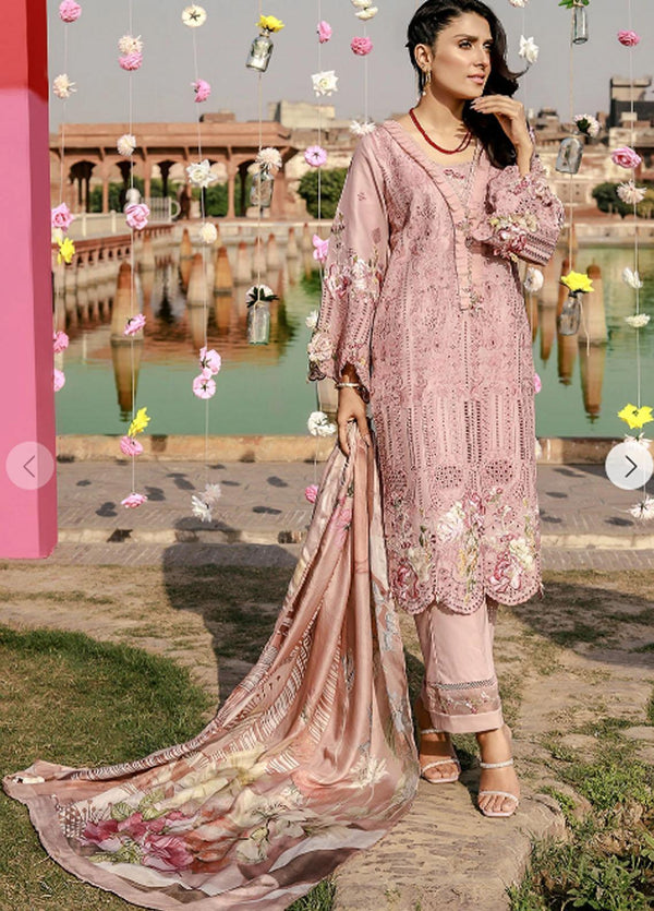Elaf Embroidered Lawn Suits Unstitched 3 Piece EL21F 07 Delicate Eunry - Festive Collection