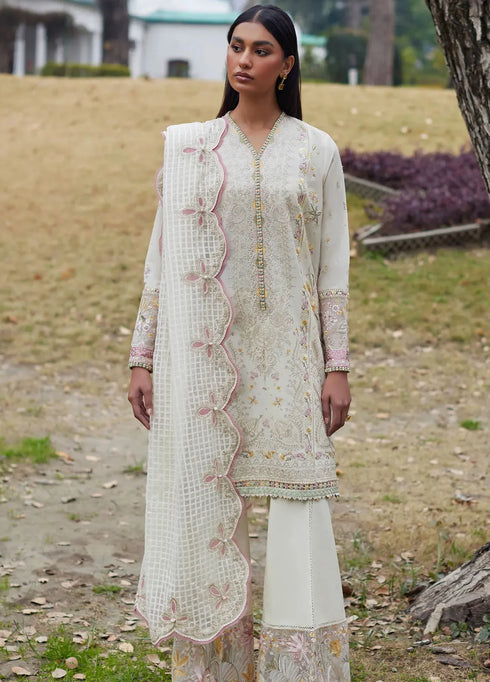 Elan Embroidered Lawn Suits Unstitched 3 Piece EL24L D-05A Neziha - Summer Collection