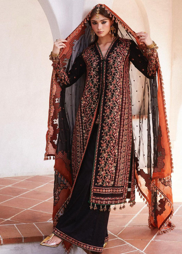 Hussain Rehar Embroidered Lawn Suits Unstitched 3 Piece HRR24EL Sifouna - Luxury Collection