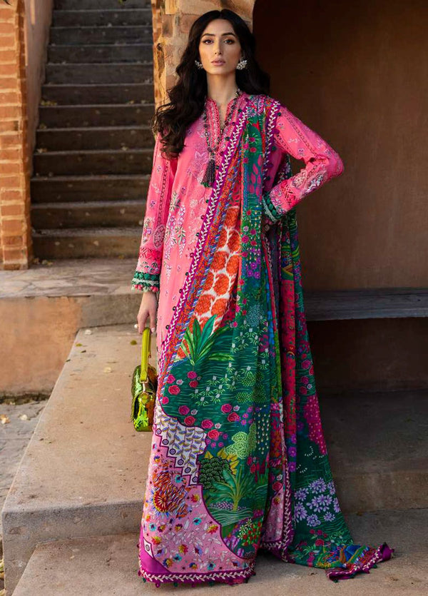 Ilana by Republic Embroidered Lawn Suits Unstitched 3 Piece RW24I D-1A - Eid Collection