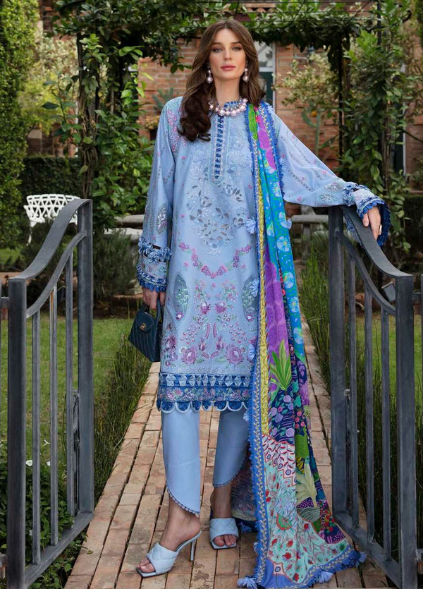 Ilana by Republic Embroidered Lawn Suits Unstitched 3 Piece RW24I D-1B - Eid Collection
