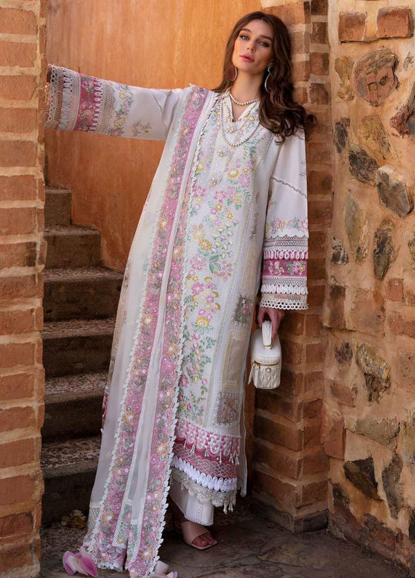 Ilana by Republic Embroidered Lawn Suits Unstitched 3 Piece RW24I D-4A - Eid Collection