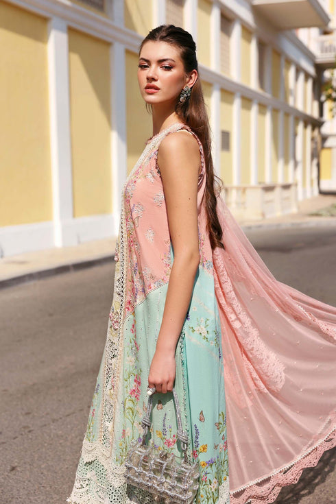 Maria.B Luxury Lawn Unstitched Embroidered D-2606-A