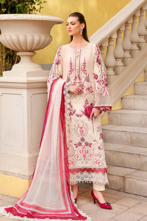 Maria.B Luxury Lawn Unstitched Embroidered D-2609-A