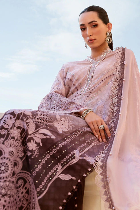 Maria.B Luxury Lawn Unstitched Embroidered D-2601-B
