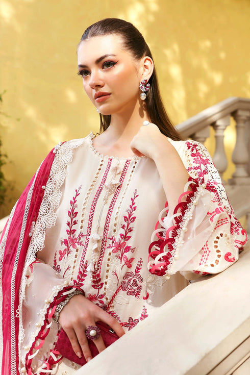 Maria.B Luxury Lawn Unstitched Embroidered D-2609-A