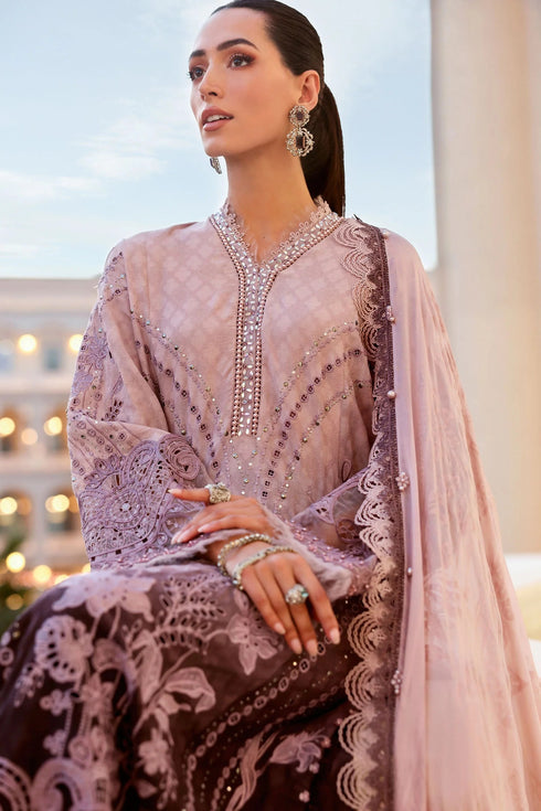 Maria.B Luxury Lawn Unstitched Embroidered D-2601-B