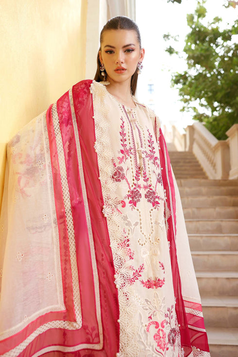 Maria.B Luxury Lawn Unstitched Embroidered D-2609-A