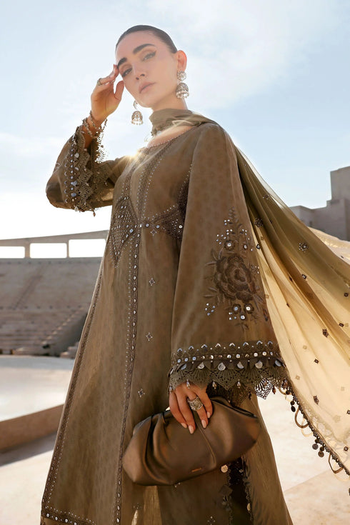 Maria.B Luxury Lawn Unstitched Embroidered D-2602-A