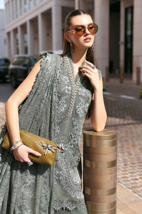 Maria.B Luxury Lawn Unstitched Embroidered D-2603-B