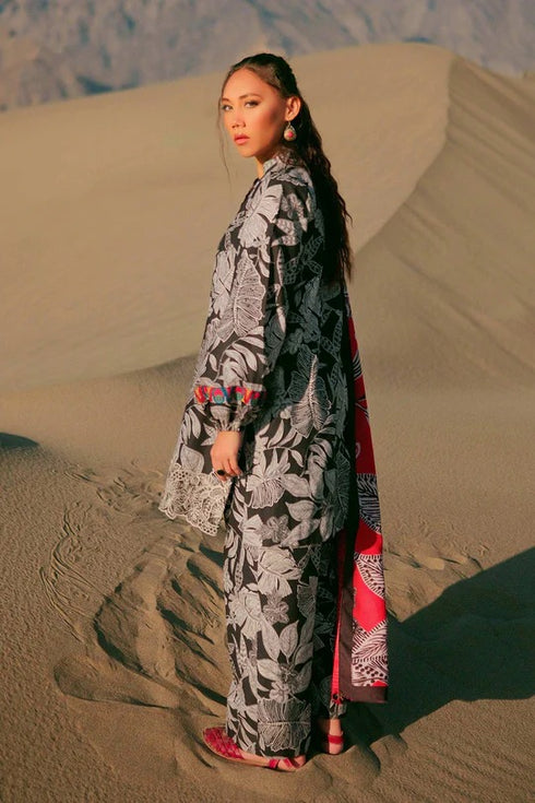 M Basics By Maria B Printed Khaddar Suits Unstitched 3 Piece MB24MBW 9b - Winter Collection