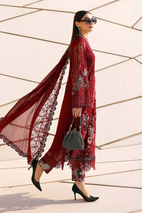 Maria.B Luxury Lawn Unstitched Embroidered D-2607-A