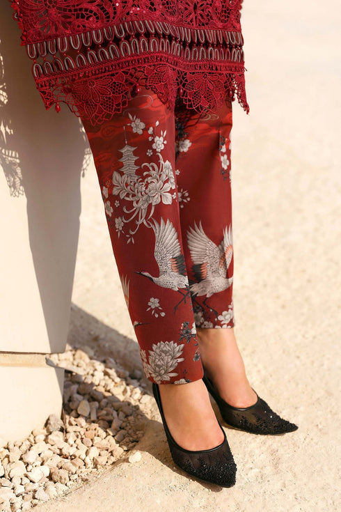 Maria.B Luxury Lawn Unstitched Embroidered D-2607-A
