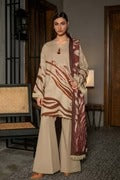M Basics By Maria B Printed Khaddar Suits Unstitched 3 Piece MB24MBW 10A - Winter Collection