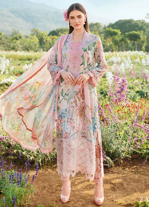 M Prints by Maria B Embroidered Suits Unstitched 3 Piece MB25MP 2A - Summer Collection