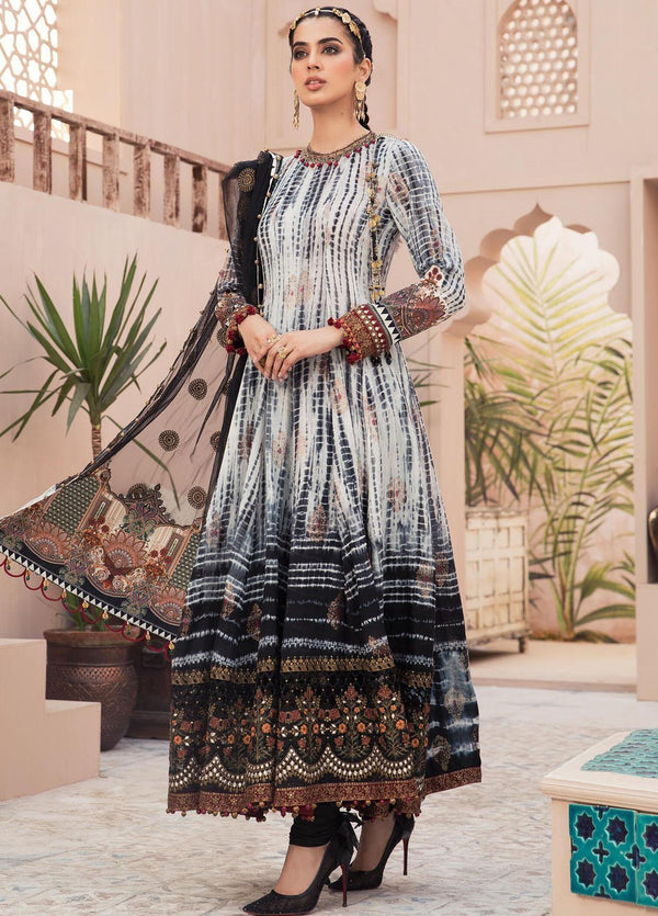 Maria B Embroidered Jacquard Suits Unstitched 3 Piece MB21EL D-04 - Festive Collection