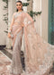 Maria B Embroidered Chiffon Unstitched Saree MB23SC D5 - Luxury Collection