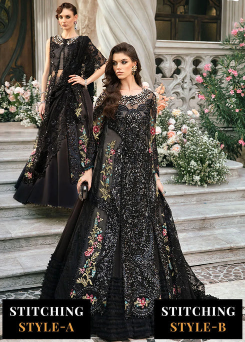 Mbroidered By Maria B Embroidered Suit Unstitched 3 Piece MB24M D-02 - Luxury Collection