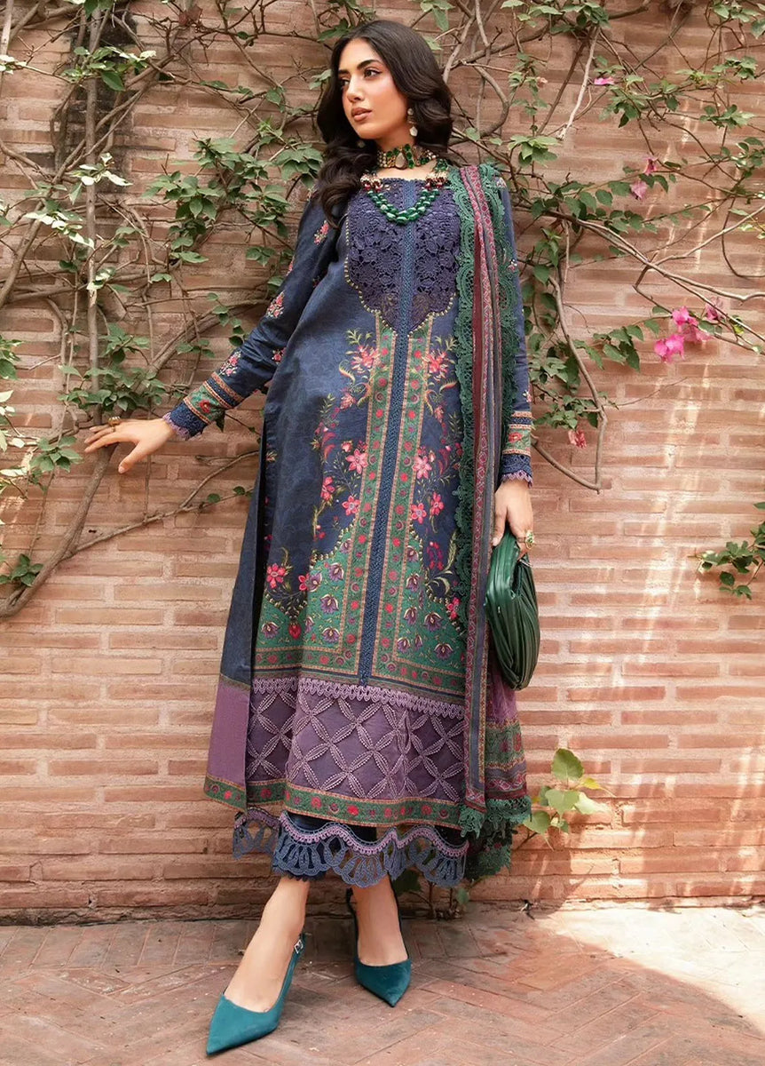 Mariaa B Summer Collection Lawn Embroidery 3Piece Unstitched main image 1