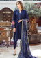 MPrints By Maria B Embroidered Linen Suits Unstitched 3 Piece MB23UW 1B - Winter Collection