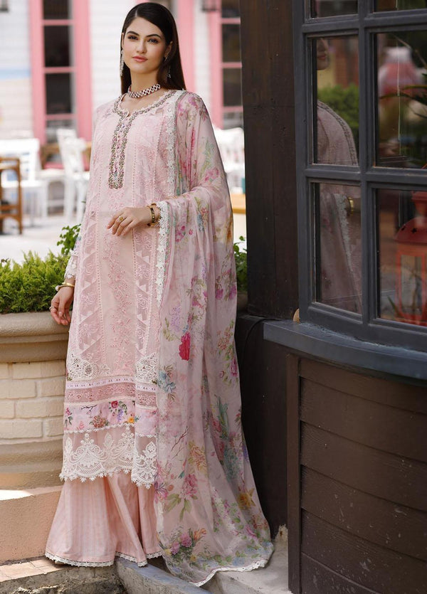 Noor By Saadia Asad Embroidered Lawn Suits Unstitched 3 Piece NSA23ESL D10 Sial - Eid Collection