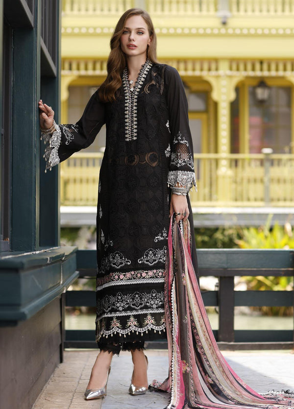 Noor By Saadia Asad Embroidered Lawn Suits Unstitched 3 Piece NSA23ESL D6 Fiya - Eid Collection