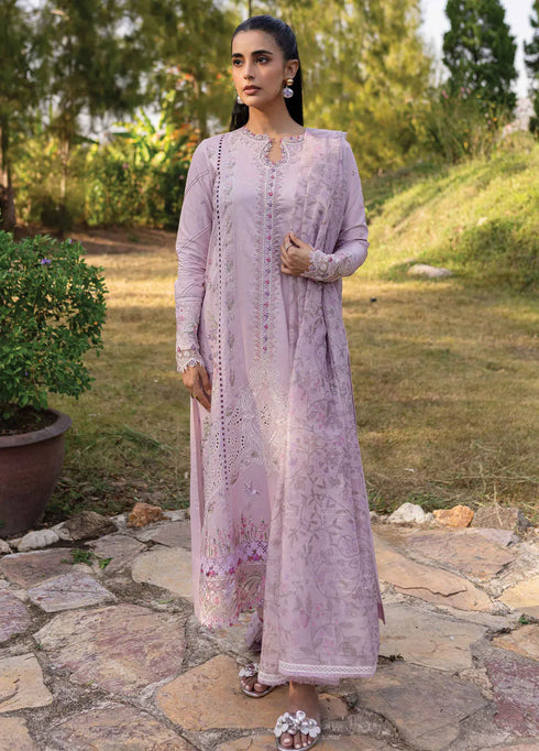 Q Line by Qalamkar Embroidered Lawn Suits Unstitched 3 Piece QLM25QL QM-05 Cecilia - Summer Collection
