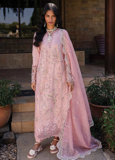 Q Line by Qalamkar Embroidered Lawn Suits Unstitched 3 Piece QLM25QL QM-09 Rosalee - Summer Collection