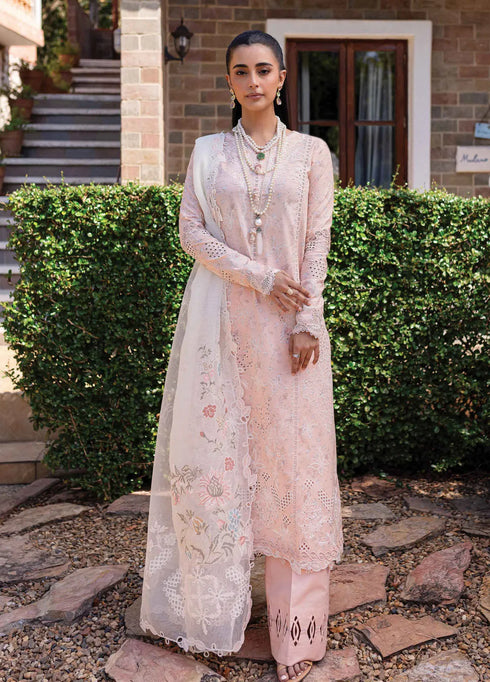 Q Line by Qalamkar Embroidered Lawn Suits Unstitched 3 Piece QLM25QL QM-12 Miso - Summer Collection