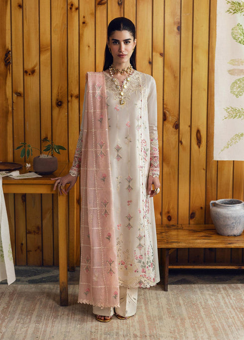 Qlinekari by Qalamkar Embroidered Lawn Suits Unstitched 3 Piece QLM25QK DC-07 Tyrah - Summer Collection