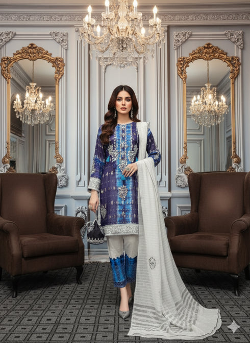 Glorious G-03 Tie&dye Ready to wear Festive Lawn