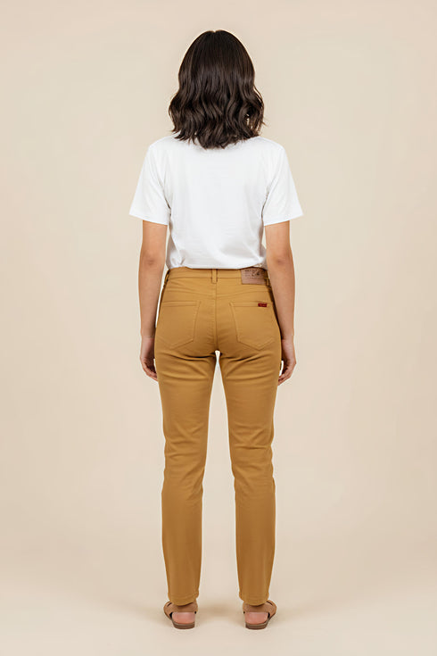 Jezza Women Denim jeans Mustard
