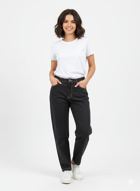 Blancheporte Women Plain Brown Jeans