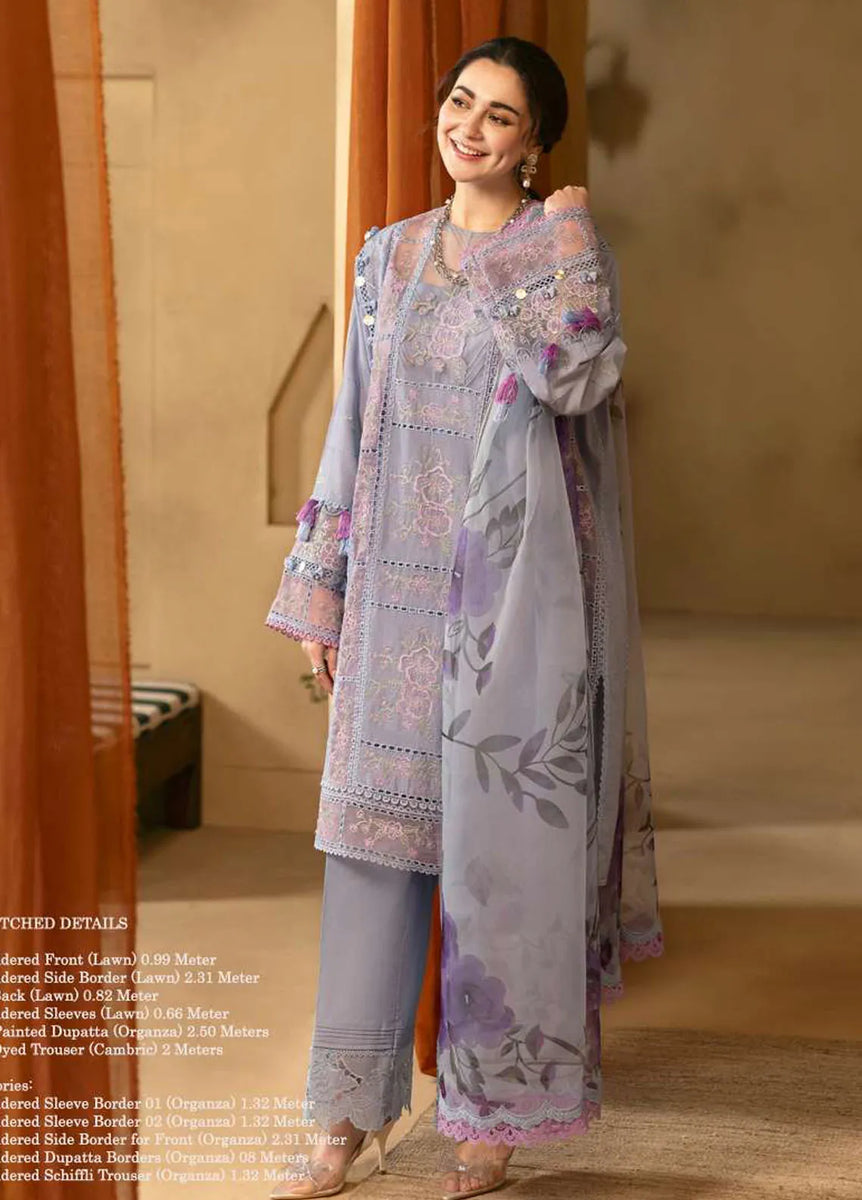 Bulbul By Saira Rizwan Embroidered Dobby Suits Unstitched 3 Piece SR22B SR-08 MORNI - Summer Collection