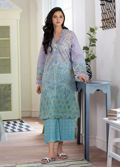 Sobia Nazir Basic Embroidered Lawn Suit Unstitched 2 Piece SN24B 2A - Summer Collection