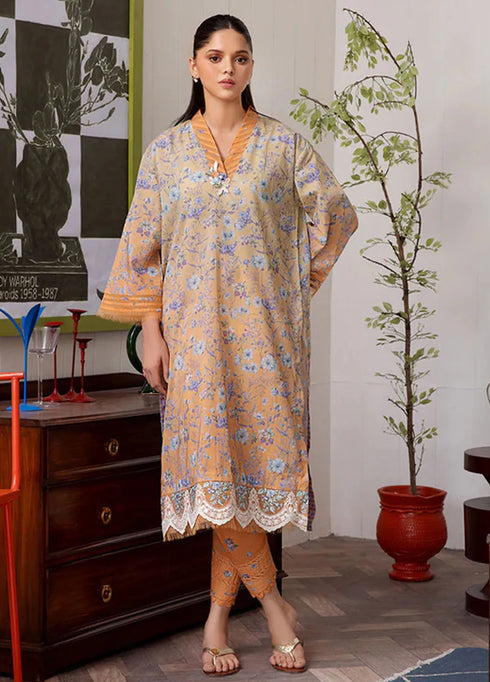 Sobia Nazir Basic Embroidered Lawn Suit Unstitched 2 Piece SN24B 4A - Summer Collection