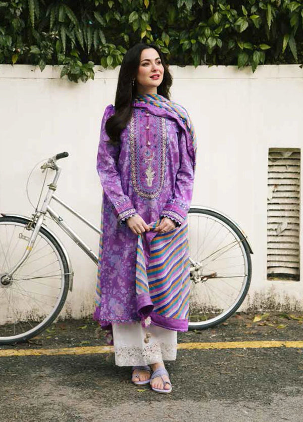 Coco By Zara Shahjahan Embroidered Lawn Suits Unstitched 3 Piece CZS22SS 4A - Spring / Summer Collection