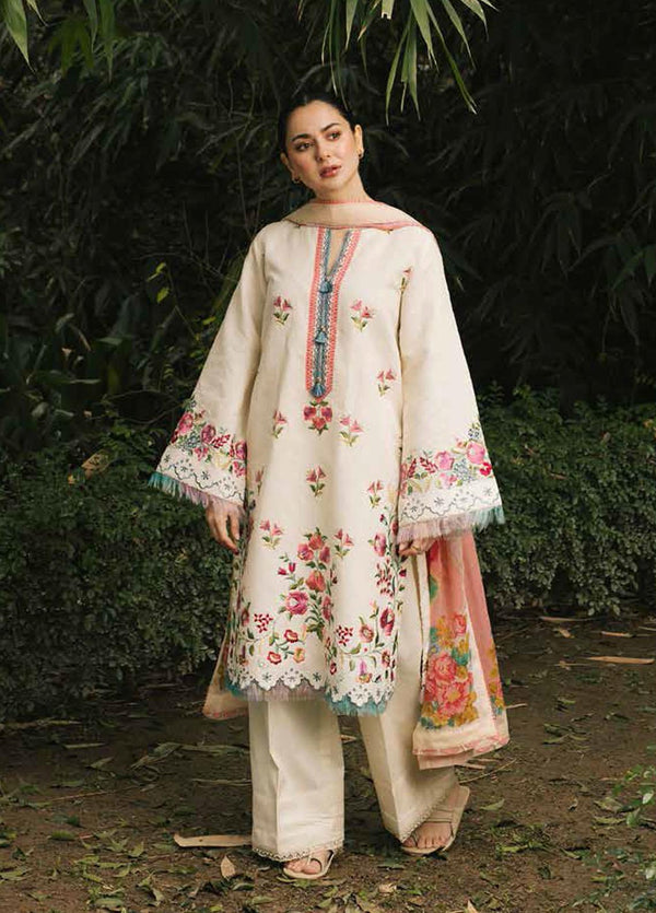 Coco By Zara Shahjahan Embroidered Lawn Suits Unstitched 3 Piece CZS22SS 7A - Spring / Summer Collection