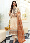 Elaf Embroidered Slub Khaddar Suits Unstitched 3 Piece EL21LW EWC-03A Marigold - Winter Collection