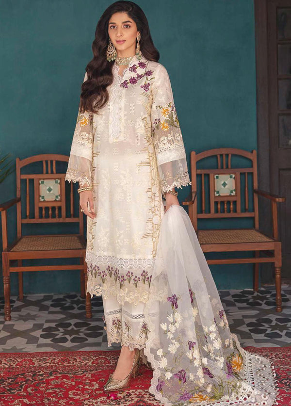 Elaf Embroidered Lawn Suits Unstitched 3 Piece EL22F EFC 06A - Festive Collection