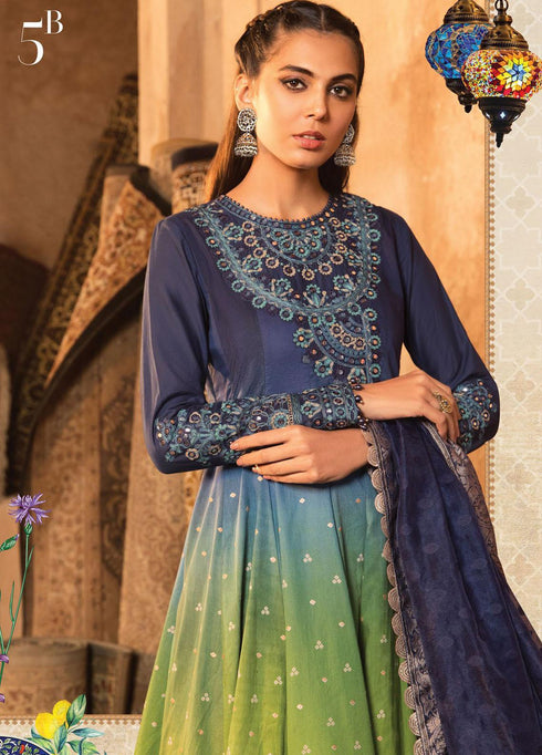 Mein Teri Aan By Maria B Embroidered Lawn Suits Unstitched 3 Piece MB22MT 5B - Summer Collection