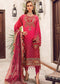 Sateen By Maria B Embroidered Cotton Satin Suits Unstitched 3 Piece MB22S D7 - Luxury Collection