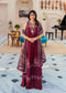 Noor By Saadia Asad Embroidered Chiffon Suits Unstitched 3 Piece NSA22C D6 - Luxury Collection