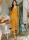 Noor By Saadia Asad Embroidered Linen Suits Unstitched 3 Piece NSA22W D1-B - Winter Collection